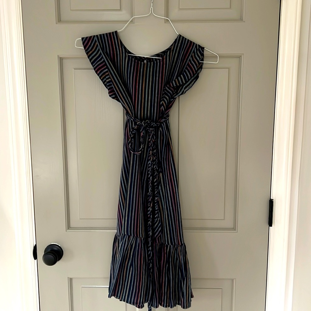Marine Layer Dropwaist Tie Dress M
